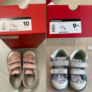 Two pairs See Kai Run Size 9.5 and 10